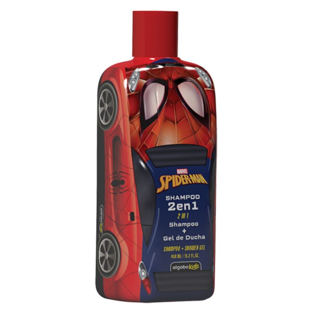 SPIDERMAN SHAMPOO 2en1 AUTITO x450ml. (4243007) (ALGABO KIDS)