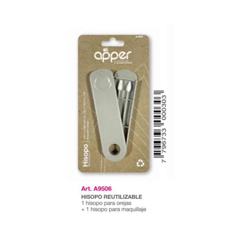 HISOPOS REUTILIZABLES x 2 unid. A-9506 (APPER)