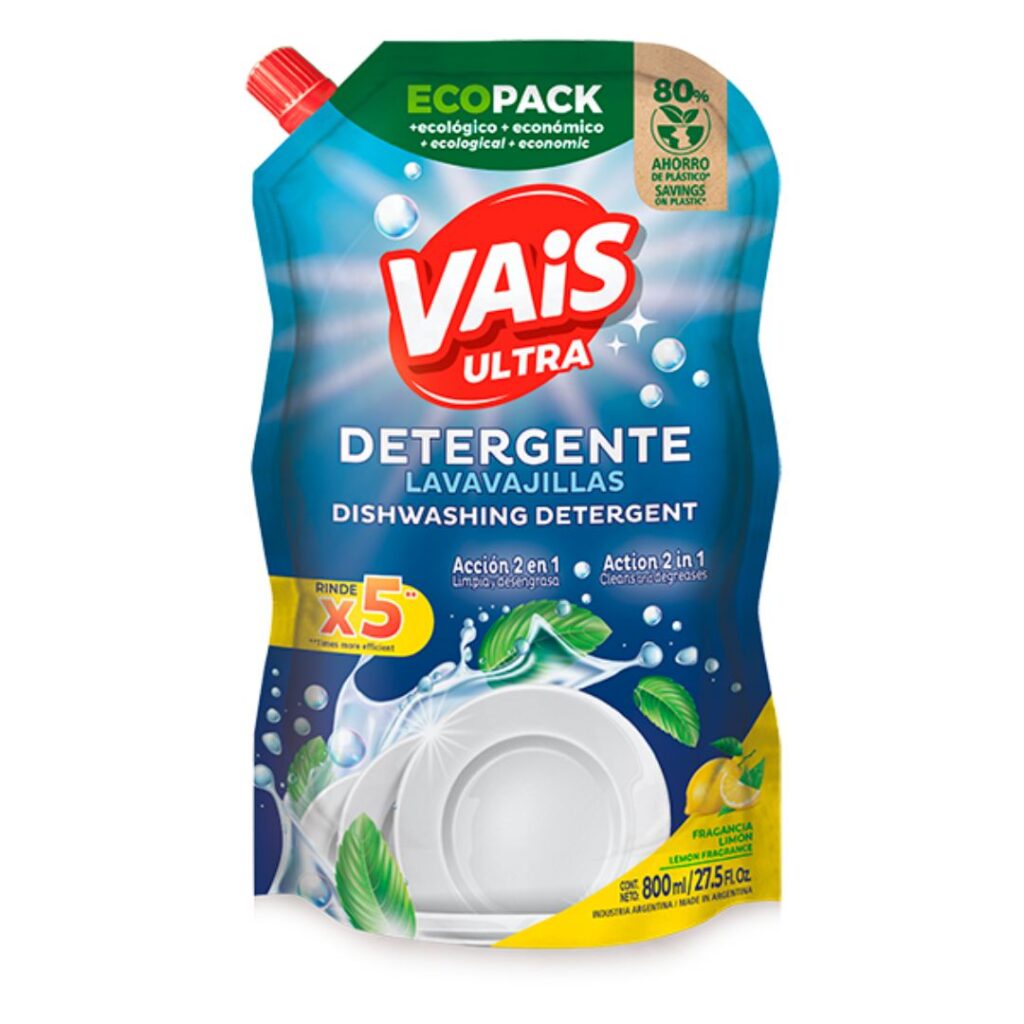 VAIS DETERGENTE LAVAVAJILLA EP x800ml. (1010692) (ALGABO)