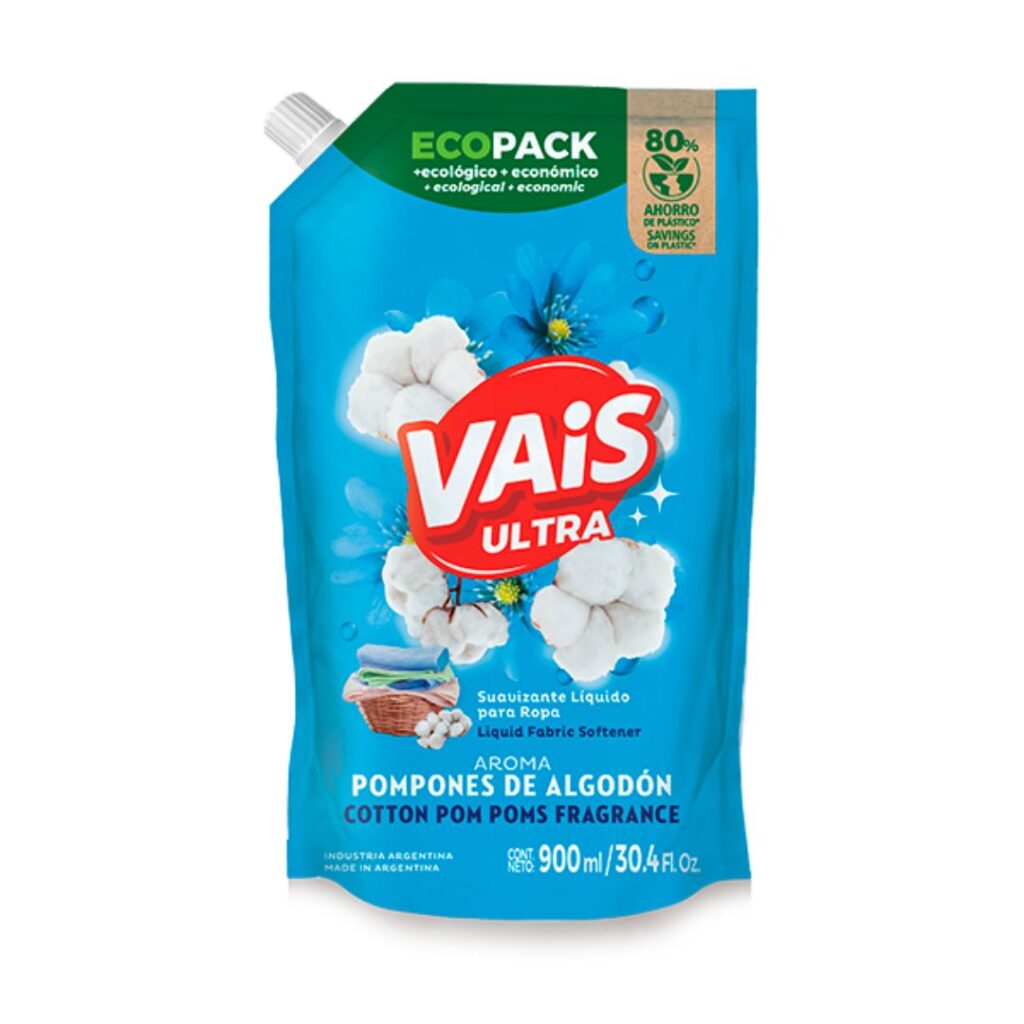 VAIS SUAVIZANTE POMPONES EP x900ml. (1010703) (ALGABO)