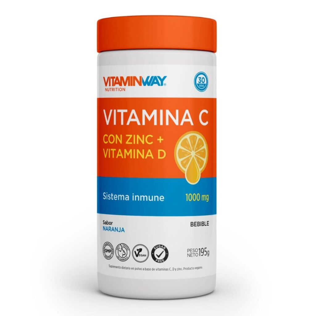 VITAMINA C - POLVO POTE x195gr. (VITAMIN WAY)