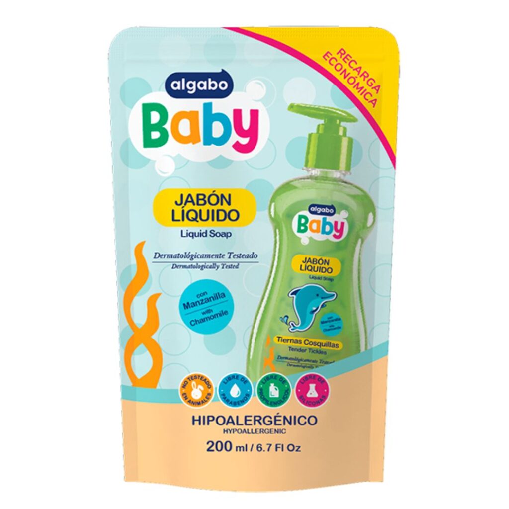 BABY JABON LIQUIDO Doy Pack x 200ml. (3340365) (ALGABO KIDS)