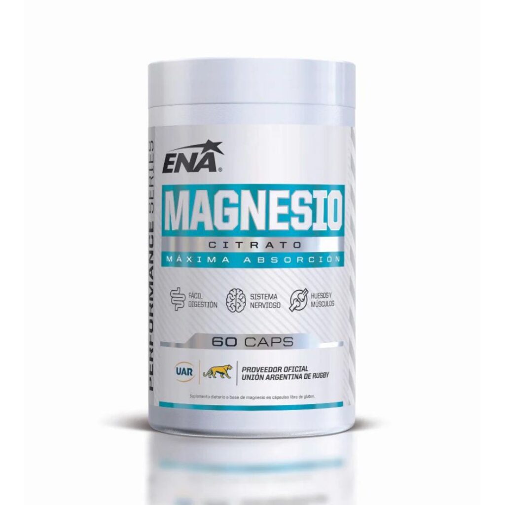 MAGNESIO CITRATO x60caps. PROMO MARZO-ABRIL 2026 15% Dto. (ENA SPORT)
