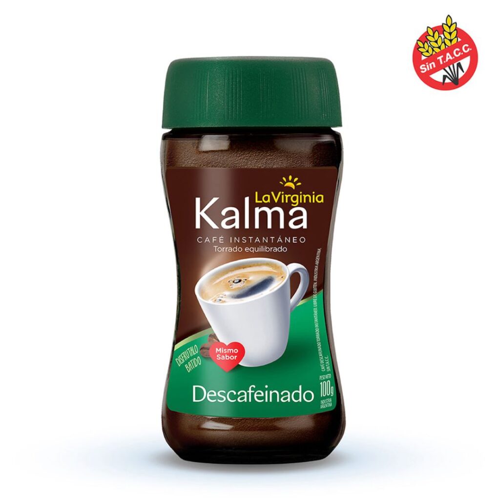 CAFÉ INST. KALMA EQUI. Frasco x100gr. S/TACC (LA VIRGINIA)