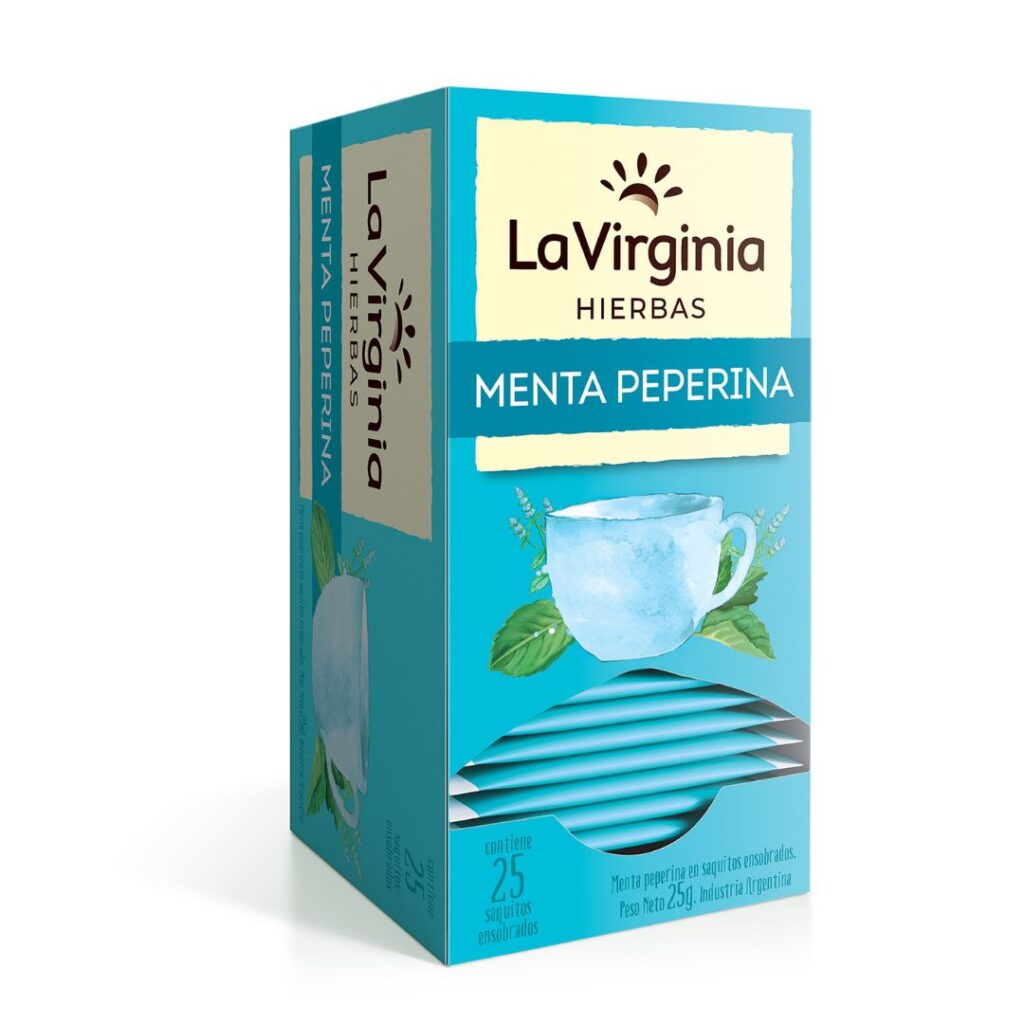 MENTA PEPERINA MC x25 saq. S/TACC (LA VIRGINIA)