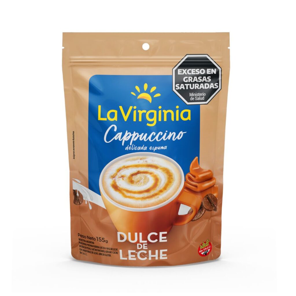 MIX CAPUCCINO DULCE DE LECHE Doy Pack x155 GR. S/TACC (LA VIRGINIA)