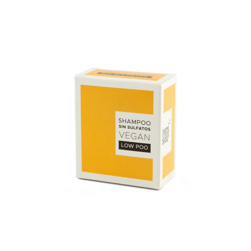 SHAMPOO SOLIDO SIN SULFATO CABELLO GRASO x60 gr. (PURA SOAP)