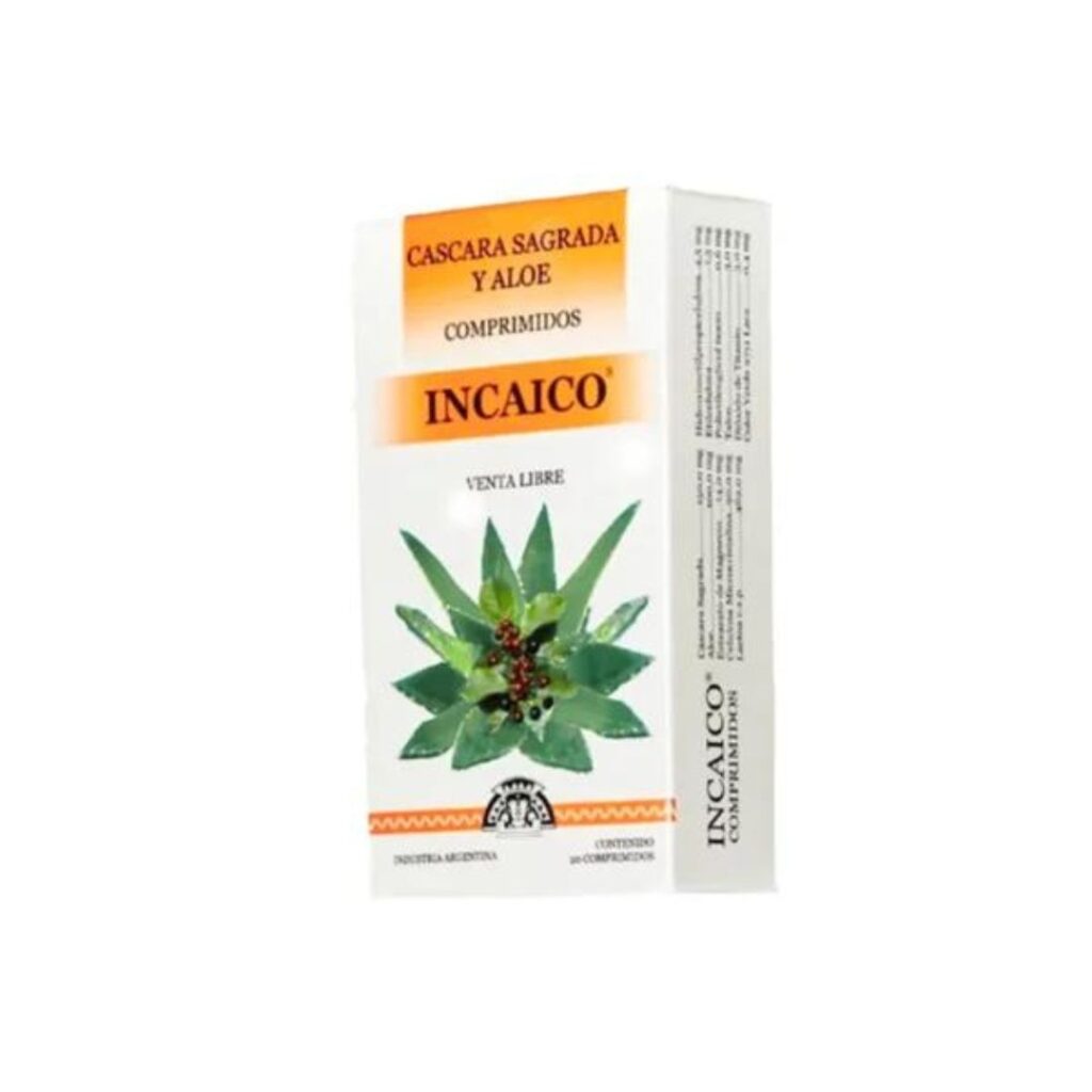 CASCARA SAGRADA + ALOE Blist. 20x10comp. Venta Fcias. Pcia. Bs. As. (INCAICO)