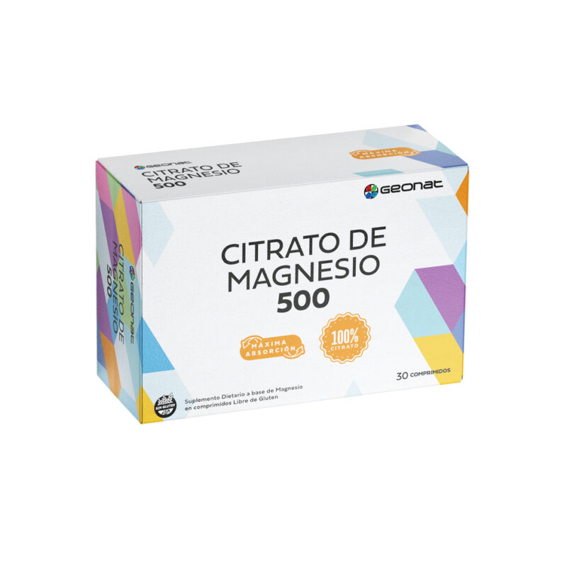 CITRATO DE MAGNESIO 500mg. x30comp. (GEONAT)