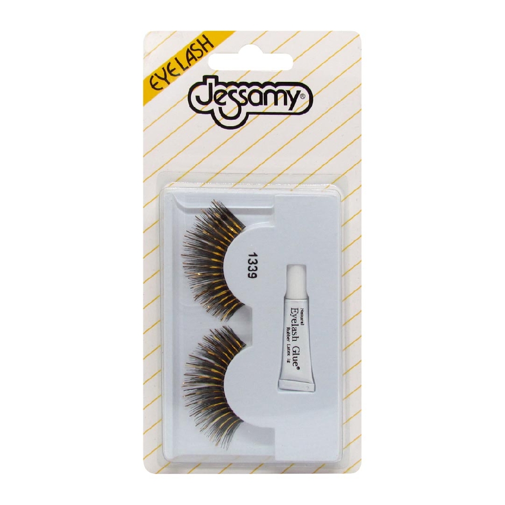 PESTAÑAS POSTIZAS P-128 FSIA 1339 C/ADHES. (JESSAMY)