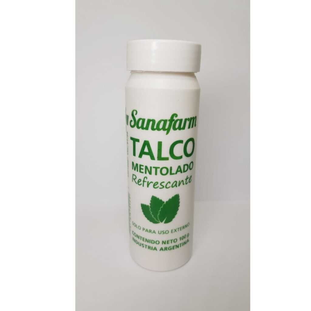 TALCO MENTOLADO x100 gr.  (Venta Fcias. Pcia. Bs. As.)