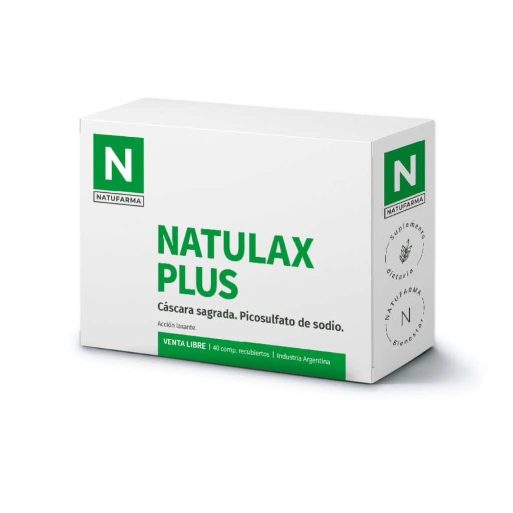 NATULAX PLUS x40 caps. (NATUFARMA) OFERTA 2026 10% DTO. (Venta Fcias. Pcia. Bs. As.)
