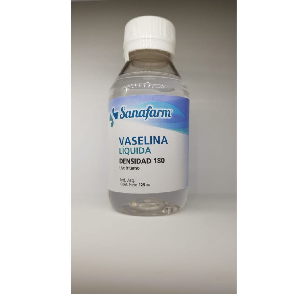 VASELINA Liq. D180 (F.A.) x125 ml  (Venta Fcias. Pcia. Bs. As.)
