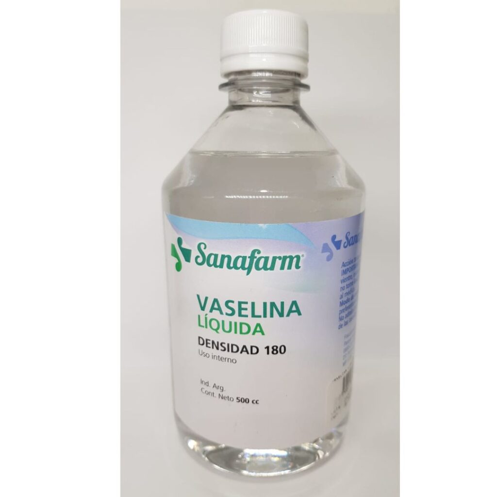 VASELINA Liq. D180 (F.A.) x500 ml  (Venta Fcias. Pcia. Bs. As.)