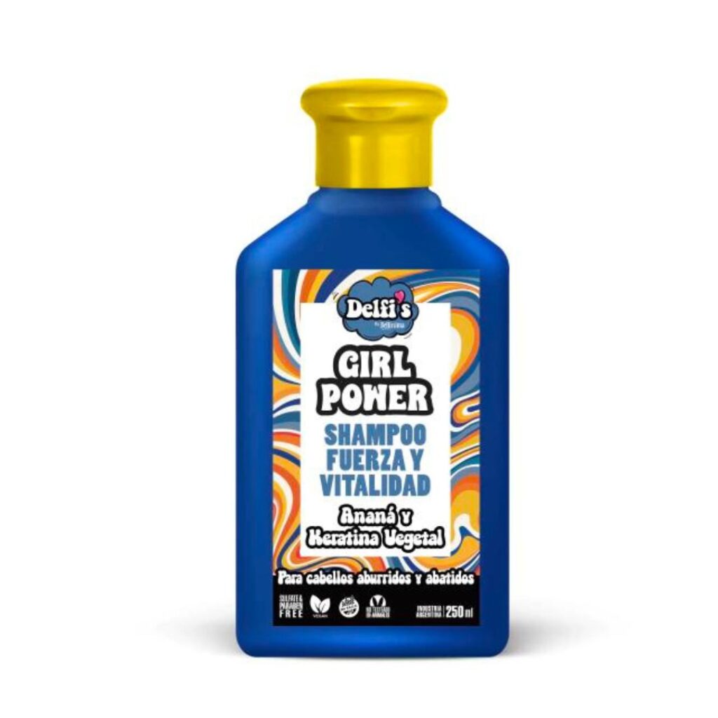 DELFIS By GIRL POWER Shampoo FUERZA y VITALIDAD x250 ml. (BELLISSIMA)