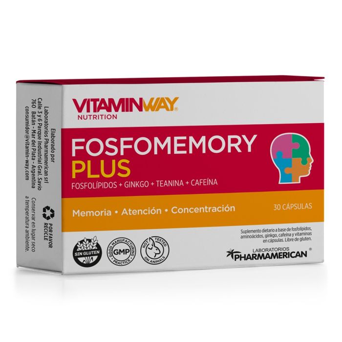 FOSFOMEMORY PLUS x30 cáps. PROMO ABRIL 2026 30% Dto. (VITAMIN WAY)