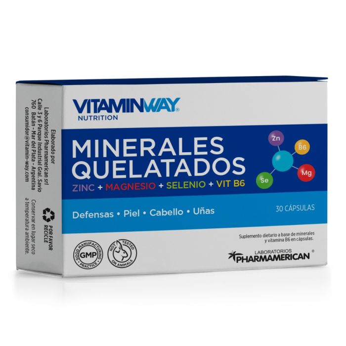 MINERALES QUELATADOS x30 cáps. (VITAMIN WAY)