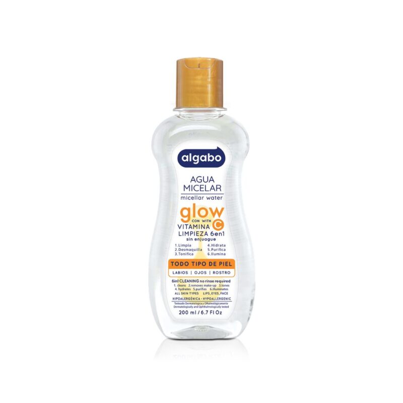 AGUA MICELAR x200ml. GLOW (6062008)(ALGABO)
