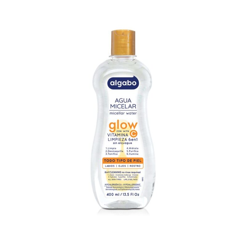AGUA MICELAR x400ml. GLOW (6062009)(ALGABO)
