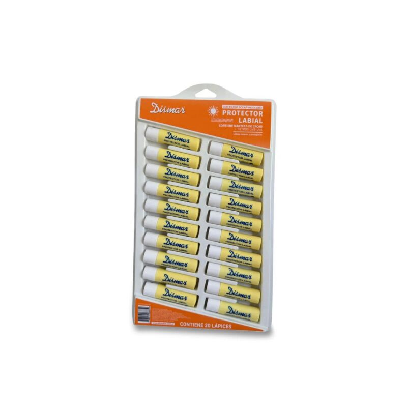 PROTECTOR LABIAL C/FILTRO SOLAR DISPLAY x20 un.(DISMAR)