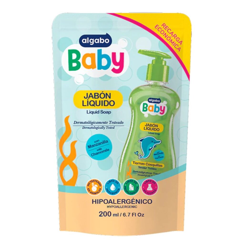 BABY JABON LIQ. D/PACK x200ml. (3340365) (ALGABO KIDS)