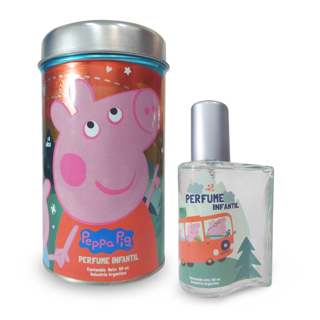 48648- Perfume en Lata Alta PEPPA PIG x50ml. (JACTANS) DESC. 15%