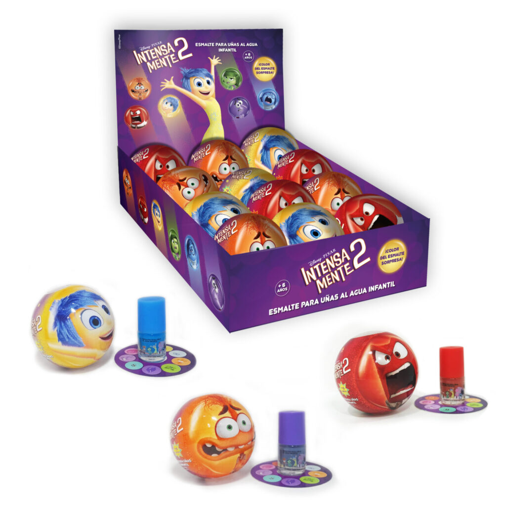 50297- Bola con Esmalte Al Agua INTENSAMENTE 2 Exib. x12 bolas (JACTANS) DESC. 15%