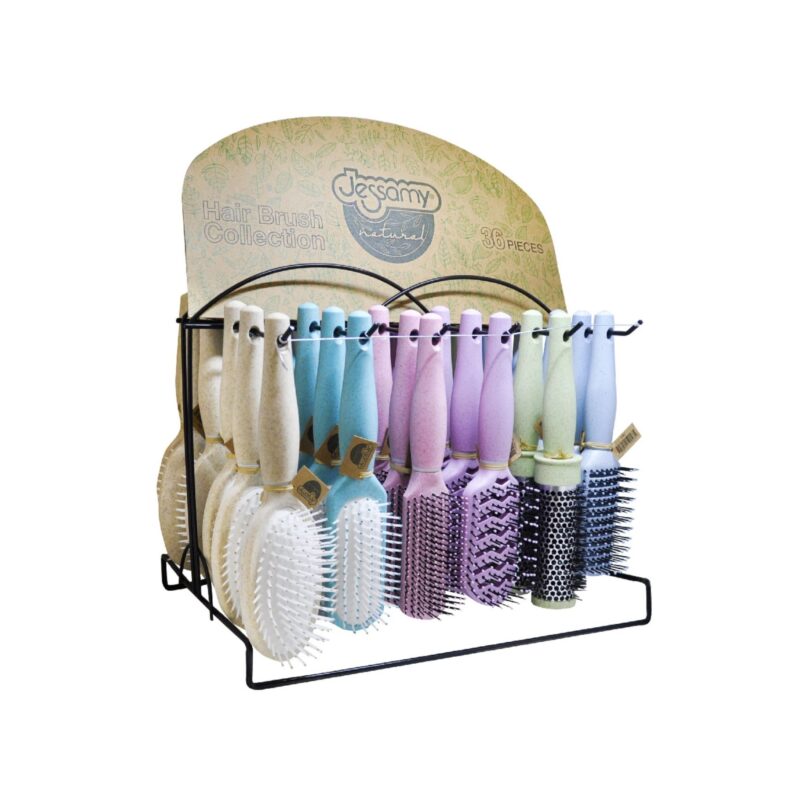 EXHIBIDOR DE CEPILLOS C-53 BIODEGRADABLE x36un. (JESSAMY)