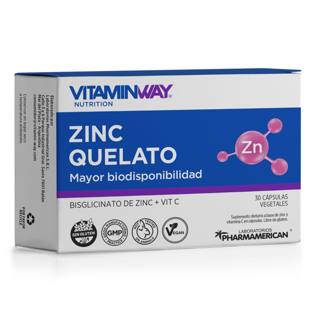 ZINC QUELATO x30caps. (VITAMIN WAY)