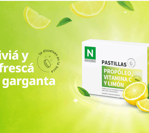 PASTILLAS DE PROPOLEO CON VIT. C Y LIMON x 8un. (NATUFARMA) OFERTA 2026 10% DTO.