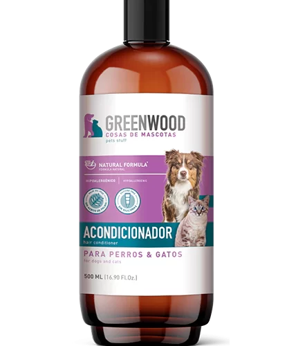 GREENWOOD ACOND. PERROS & GATOS x500ml. (5743001) (ALGABO)