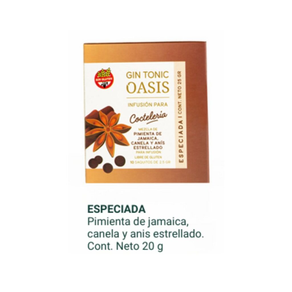 GIN TONIC ESPECIADA x 10saq. (H. OASIS)