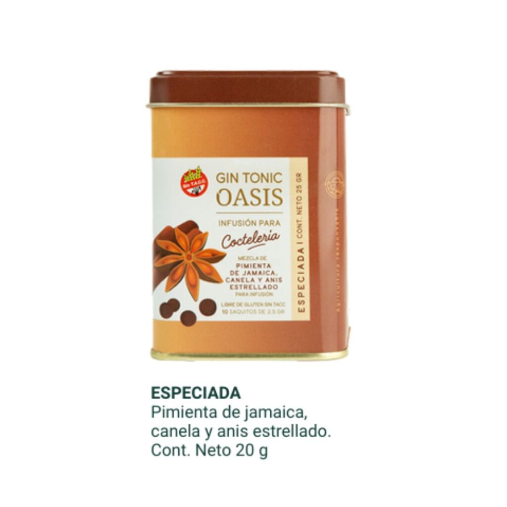 GIN TONIC ESPECIADA LATA x 10saq. (H. OASIS)