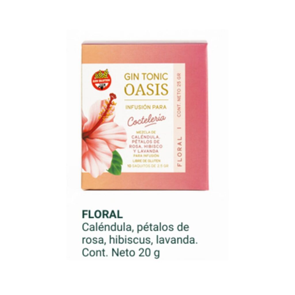 GIN TONIC FLORAL x 10saq. (H. OASIS)