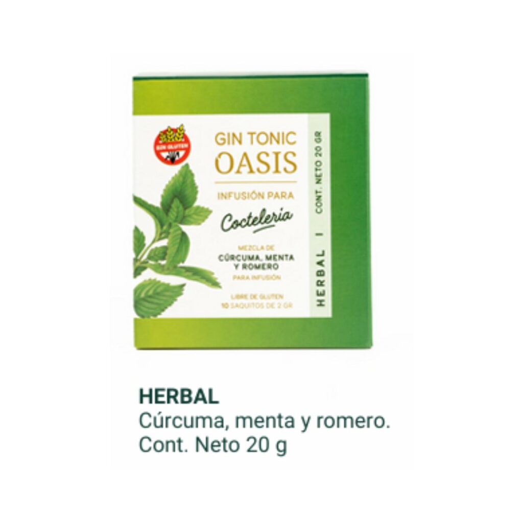 GIN TONIC HERBAL x 10saq. (H. OASIS)