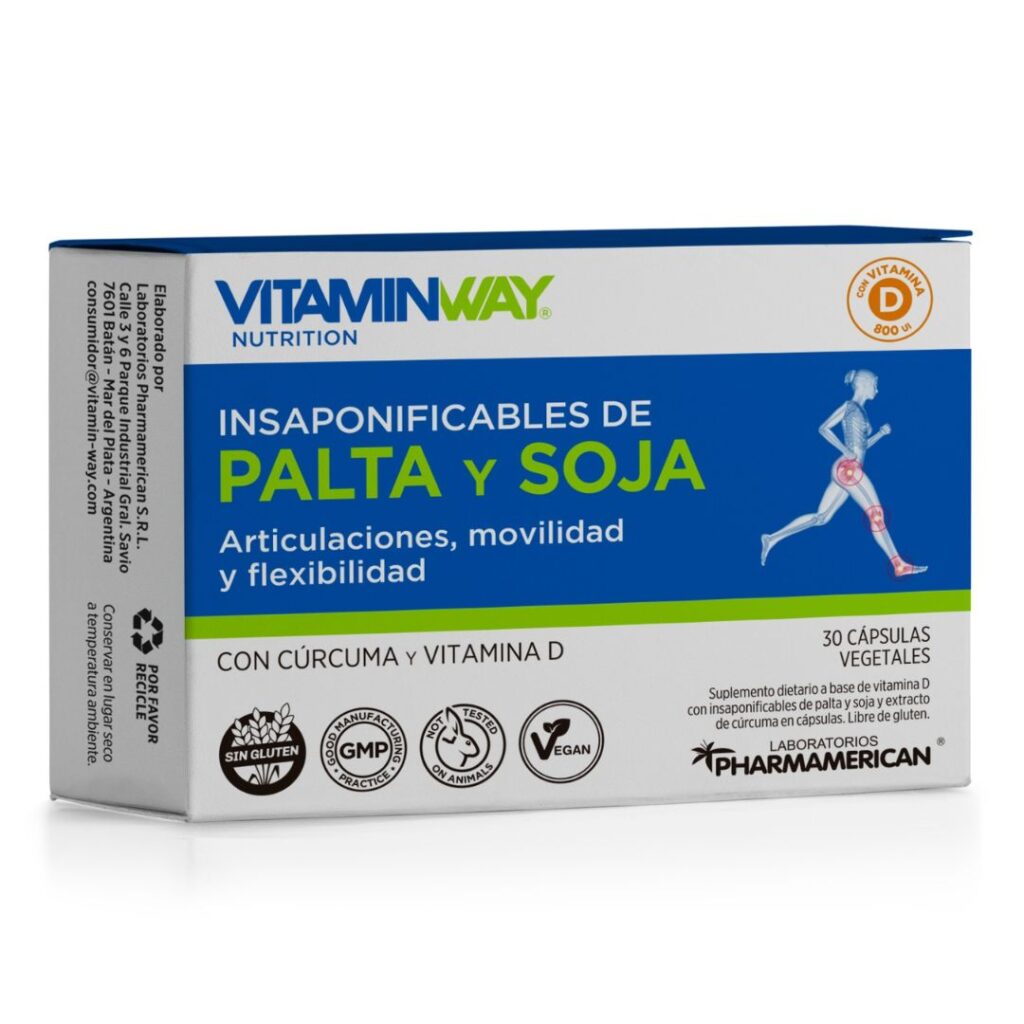 INSAPONIFICABLES DE SOJA y PALTA x30caps. PROMO ABRIL 2026 30% Dto. (VITAMIN WAY)