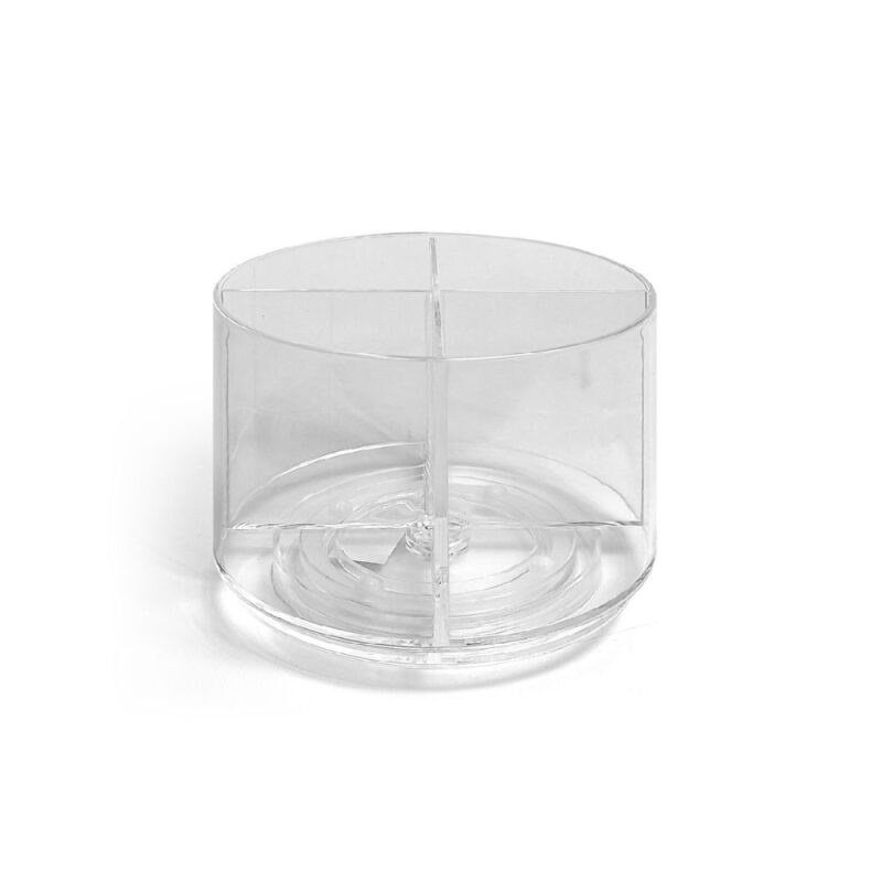 ORGANIZADOR O-1521 GIRATORIO ACRILICO CIRCULAR 15,3x10 cm. (JESSAMY)