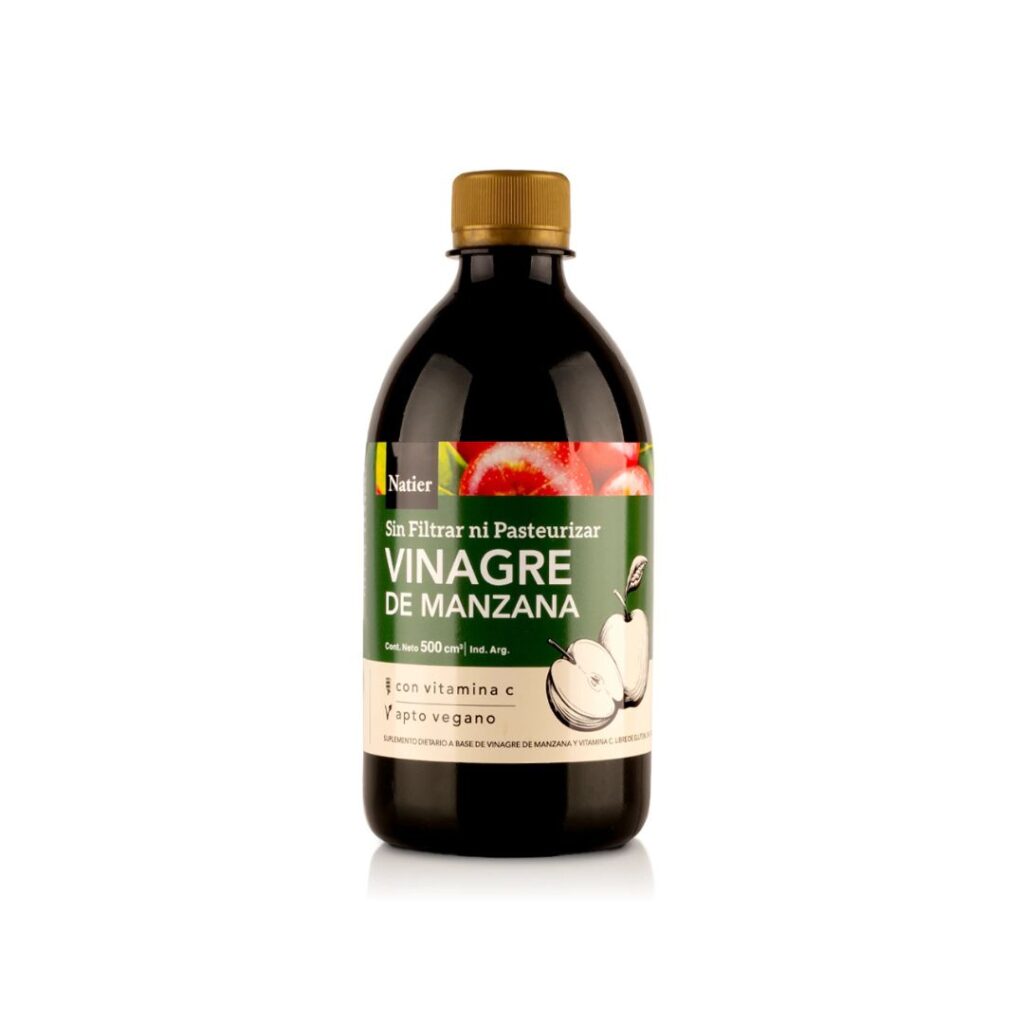 VINADRE DE MANZANA C/VIT.C x500cc. (NATIER)