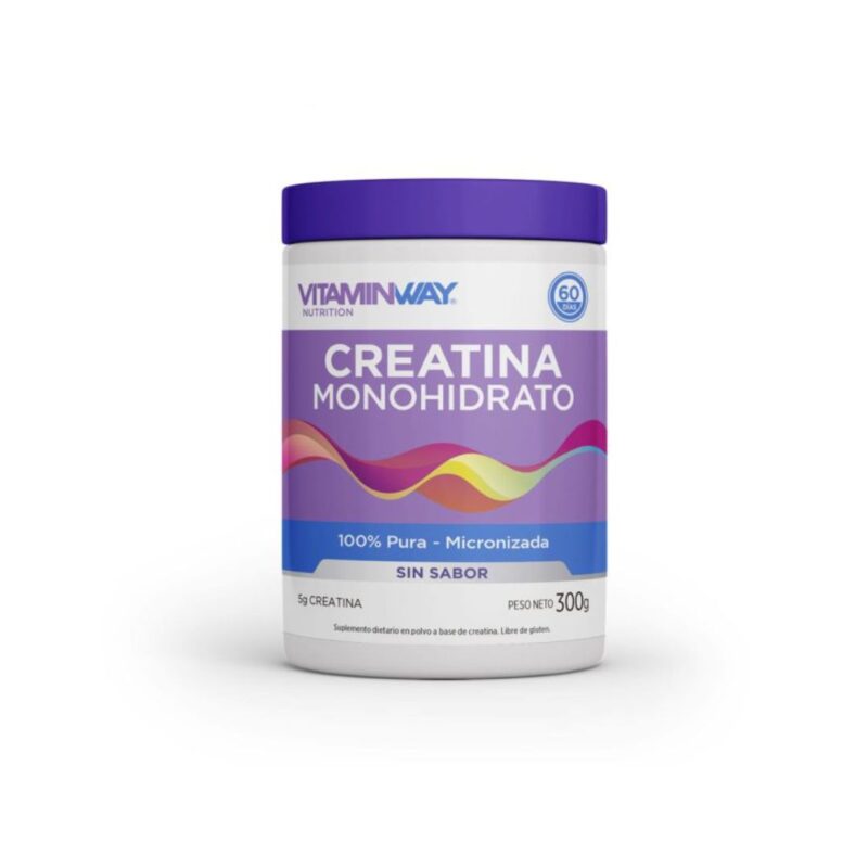 CREATINA S/SABOR FRASCO x300gr. PROMO ABRIL 2026 30% Dto. (VITAMIN WAY)