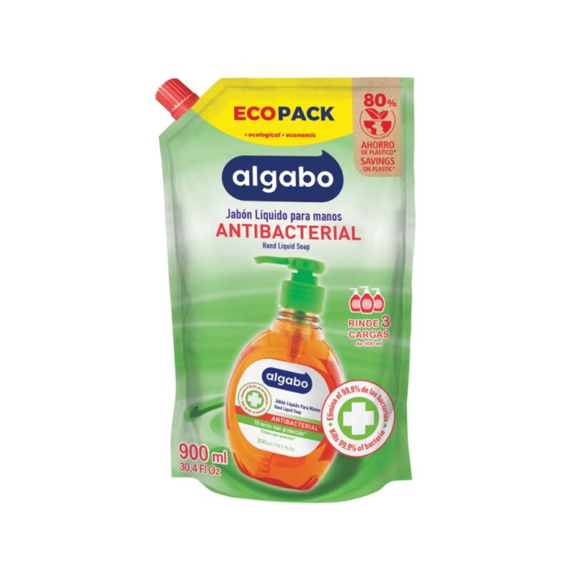 JABON LIQUIDO ANTIBACT. NEUT. D/PACK x900ml. (6040916)