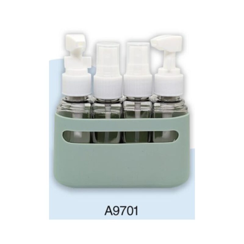 SET FRASCOS DE VIAJE x 4un. C/ESTUCHE A-9701 (APPER)