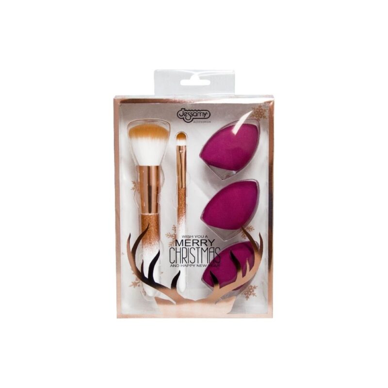 SET NAVIDAD P-3808 (2 PINCELES+3CISNES) (JESSAMY)