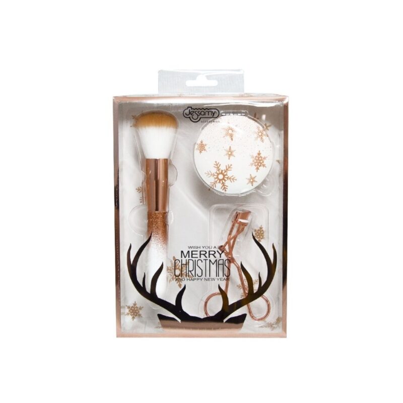 SET NAVIDAD P-3809 (BROCHA+ARQUEADOR+ESPEJO) (JESSAMY)