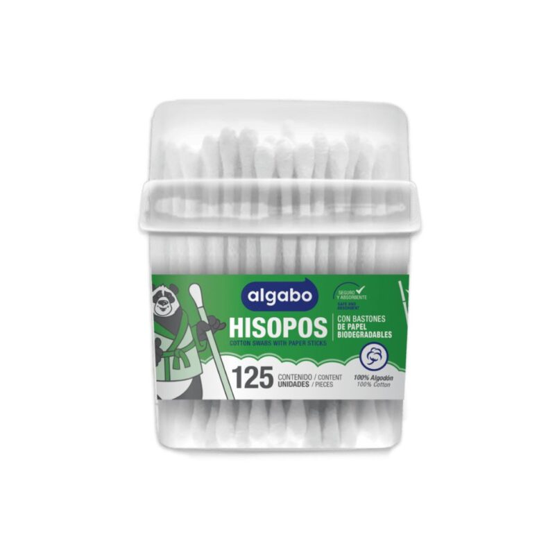 HISOPO PAPEL TUBO x125un. (6069130)