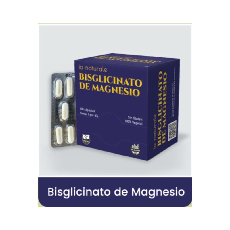 BISGLICINATO DE MAGNESIO Blistera x100 Caps. (IO NATURALE)