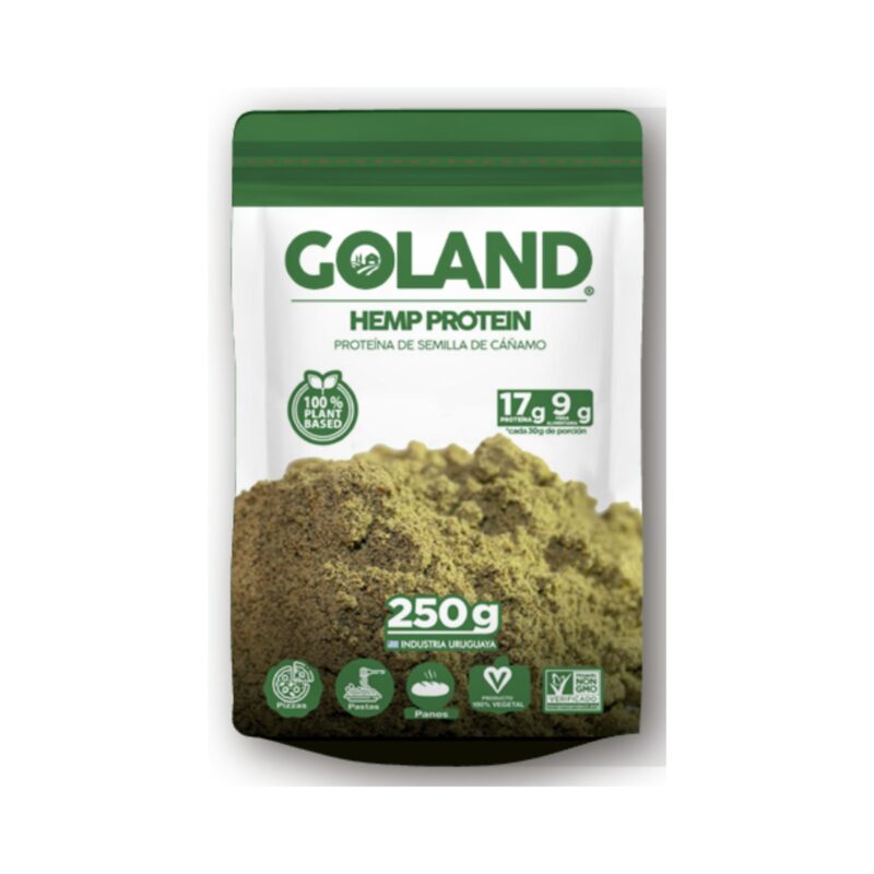 HARINA PROTEICA DE CAÑAMO D. PACK x250gr. (GOLAND)