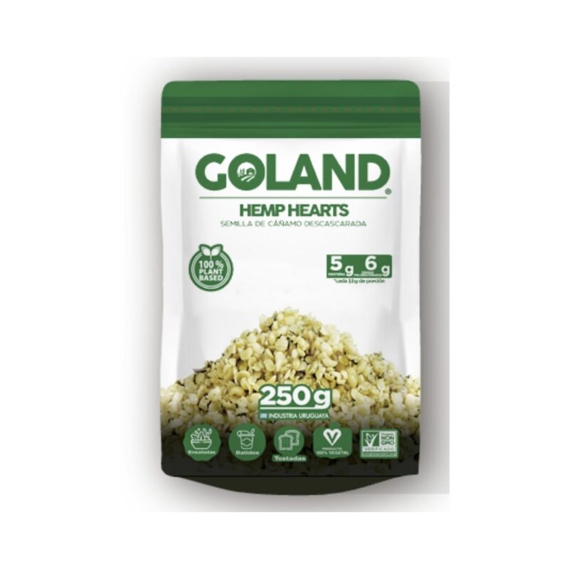 SEMILLAS DE CAÑAMO DESCASCARADA D. PACK x250gr. (GOLAND)