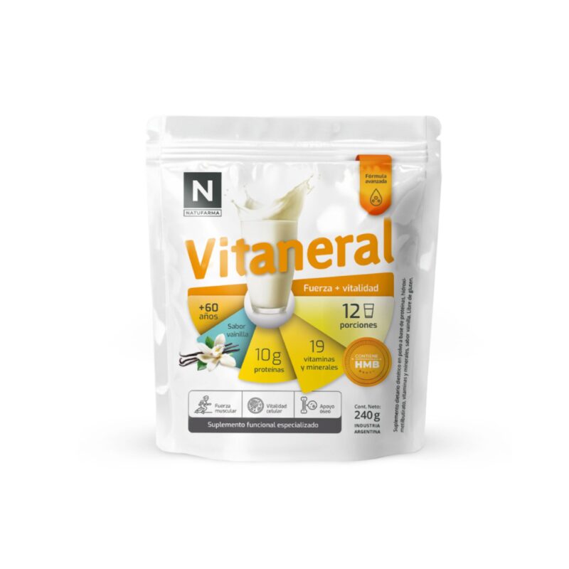 VITANERAL VAINILLA x240gr. (NATUFARMA) OFERTA 2026 10% DTO.