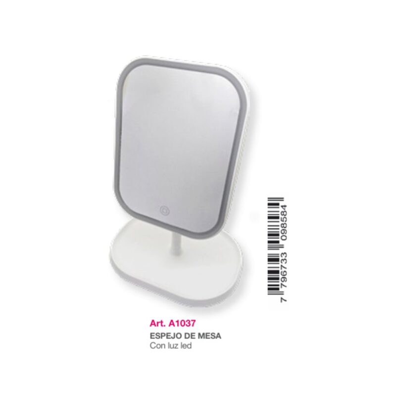 ESPEJO A-1037 MESA C/LUZ LED (APPER)