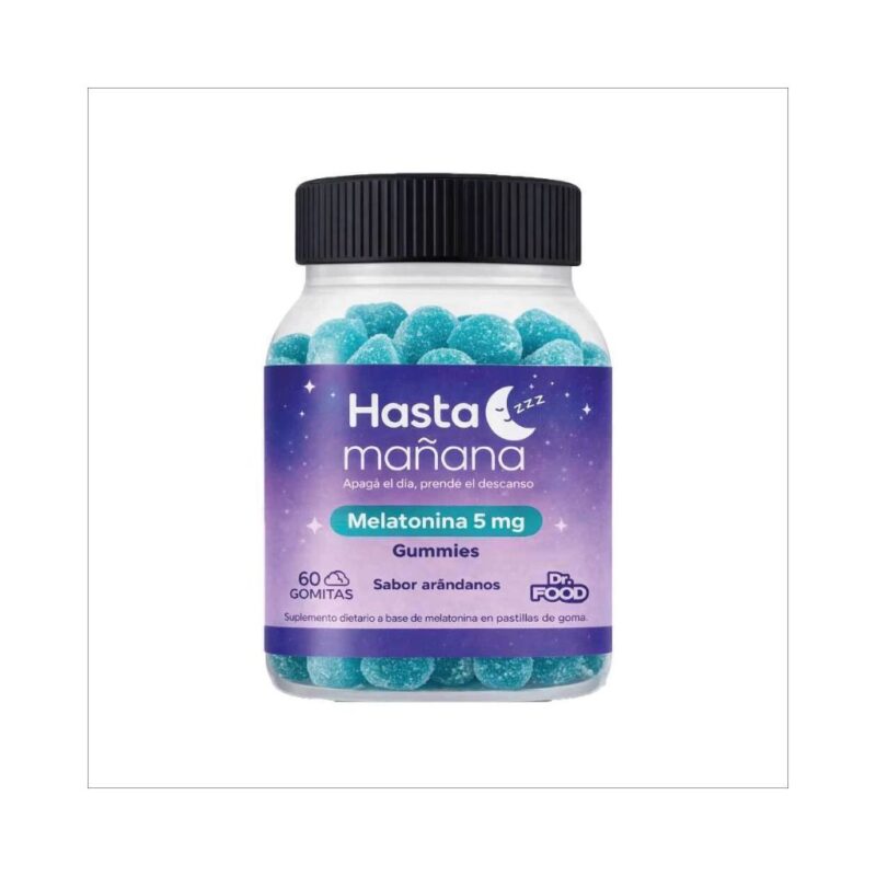 HASTA MAÑANA MELATONINA 5mg x60 GOMITAS (GEONAT)